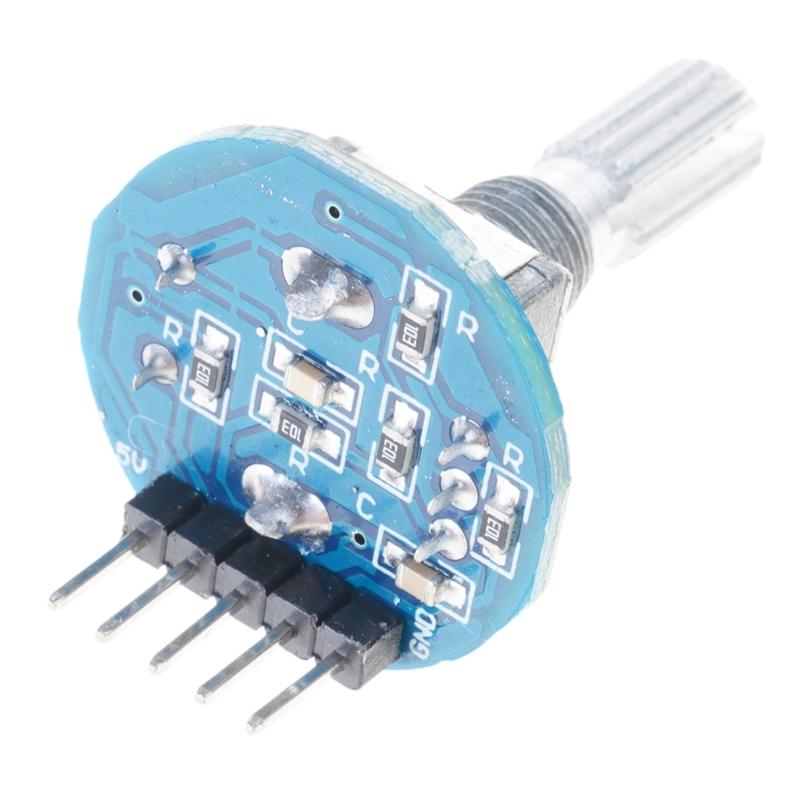 360 Degree Rotary Position Rotary Encoders For Microcontrollers 5V Power Supply Smooth Knob Control Digital Output