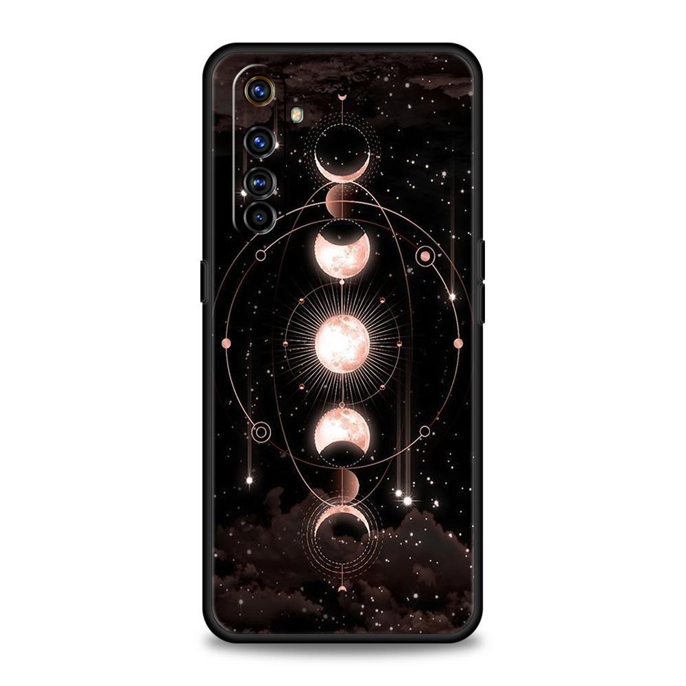 Чехол для телефона с рисунком 'Планета и звездное небо' Для Realme 12 11 10 9 8 5G 7 6 GT5 GT3 GT2 Pro Plus C21 C11 C25 C35 GT Neo 2 3 3T 5