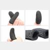 1 Pair Touch Screen Finger Sleeves Non-Scratch Nylon Fiber Mobile Game Finger Cots for Entertainment