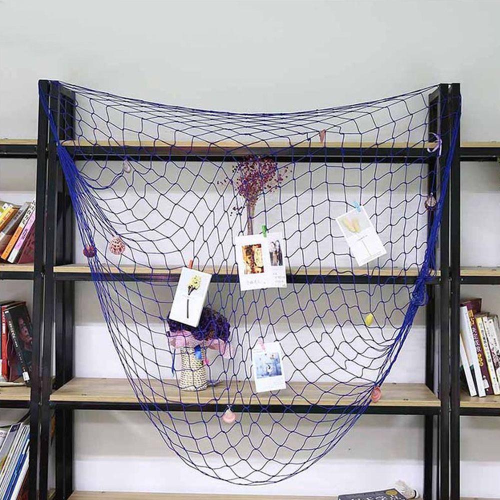 Shell Nautical Ocean Theme Home Wall Decor Shell Nets Decorative Fishing Net Mediterranean Style