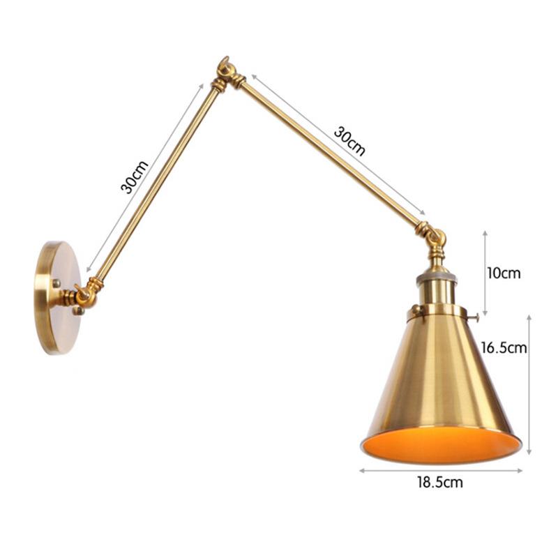 Американский Железный Арт Мульти Фестиваль НЛО Бар Ресторан Черный Индивидуальность Простая Спальня Декор Лампа для Спальни Настенный Светильник