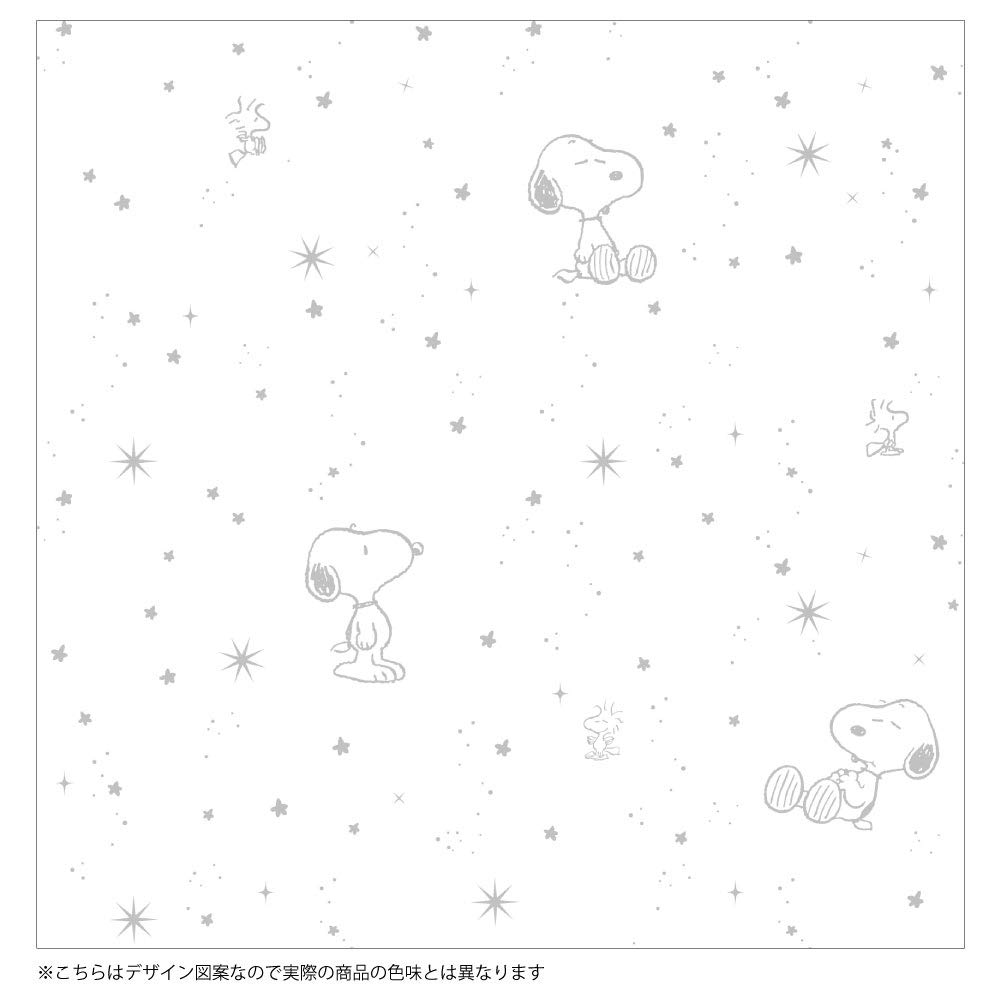 Шторы кружевные прозрачные с защитой от УФ-лучей Peanuts Snoopy SNOOPY, набор из 2 штук, дизайн «Звездное небо», 100 см x 133 см, KO-6