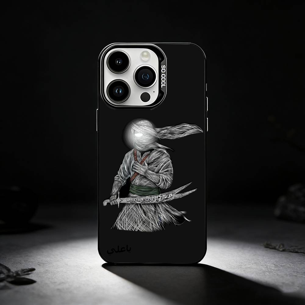 Чехол для телефона Imam Hussain Shia Ali ART для iPhone 17,16,15,14,13,12,11 Plus,Pro Max,XS,Цветной серебристый чехол для телефона