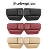 PU Leather Car Seat Gap Organizer Multifunction Console Crevice Filler Side Storage Box with Cup Holder Car Interior Storage Poc