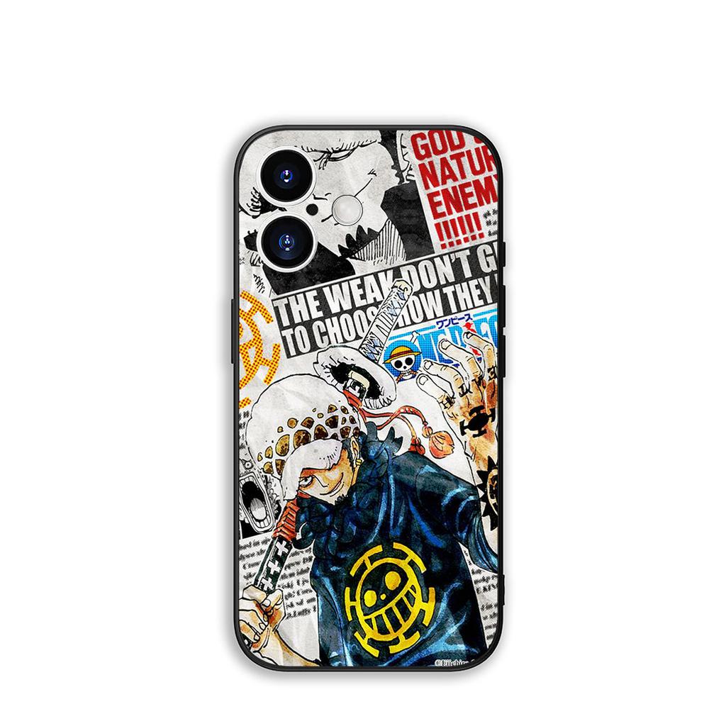 Чехол для телефона Трафальгар Д. Вотер Д. Луффи One Piece для Apple iPhone 16 15 14 Plus 13 12 Mini 17 Pro Max + ProMax 16E Air 15+ Чехол