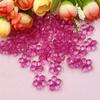 Creative Craft DIY Spacer Loose Beads with Hole Handmade Material 100pcs 14mm Jewelry Accessories Flower Shape Multicolor Acrylic