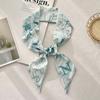 Long Silk Scarf Atmosphere New Thin Narrow Tie Bag Gift Strap Headband Small Tie