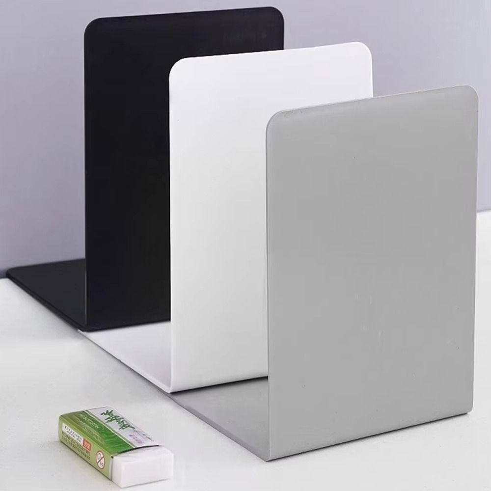 1/2Pcs with Anti-slip Design Book Stoppers Holders Thickened Desk Bookshelf for Library Bedroom