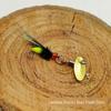 Colorful Wing Fly Hook with Melon Seeds Sequins Luminous Lure