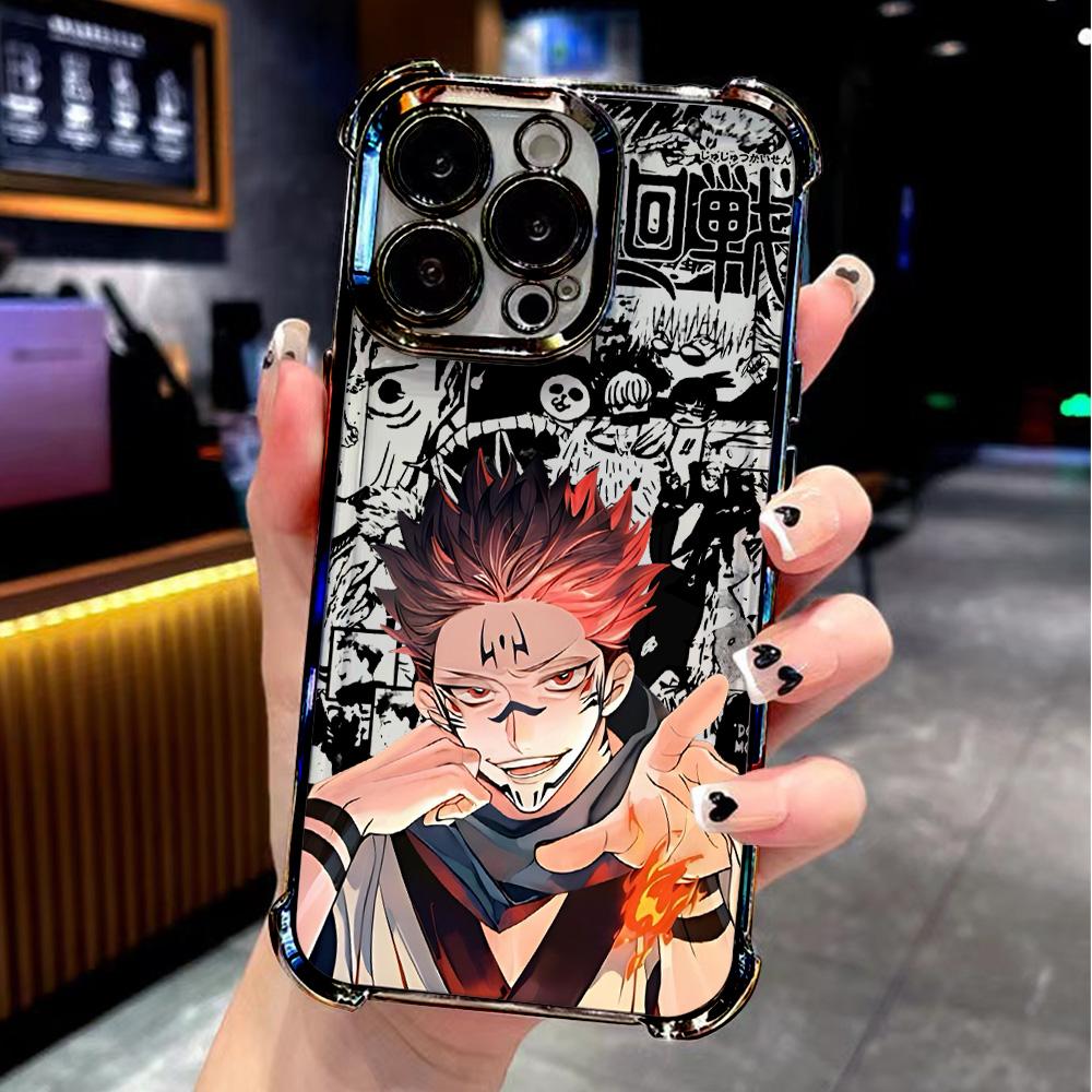 Чехол для телефона с покрытием Jujutsu Kaisen Итадори Юдзи для Samsung S25 S24 S23 S22 S21 S20 FE Note20 Edge Plus Ultra 4G 5G Противоударный