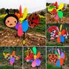 Colorful Cartoon Windmill Plastic Cartoon Children Toys  Garden Yard Decor