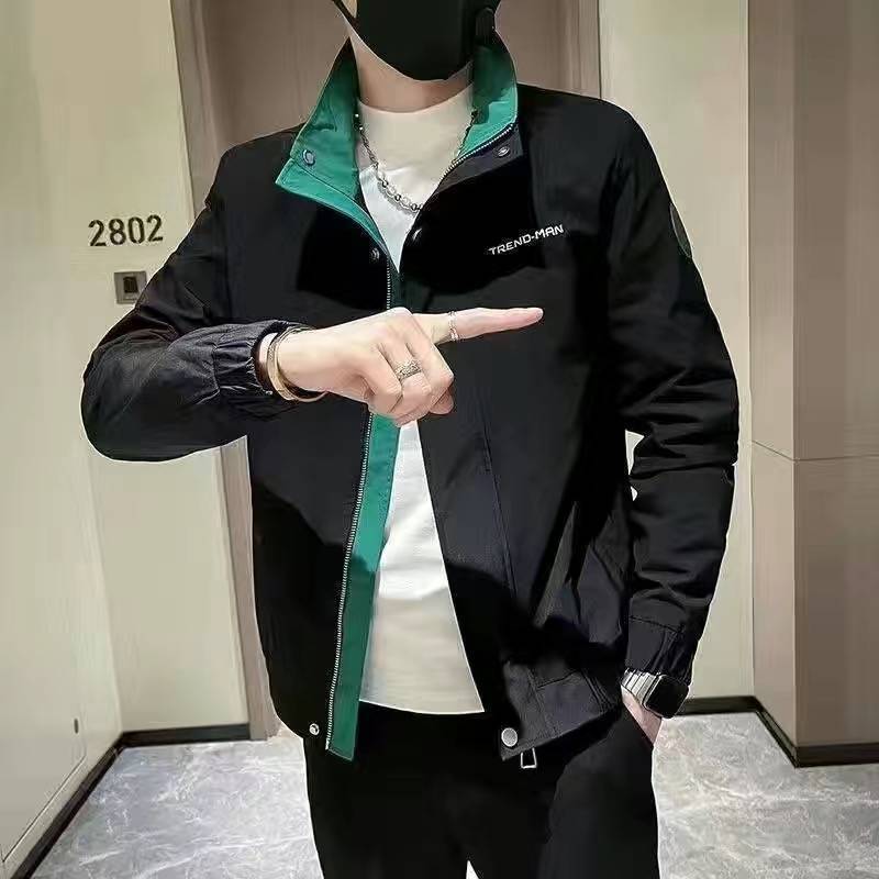 Новые осенние и зимние куртки Мужские красивые лацканы Мужские универсальные куртки Мужские топы