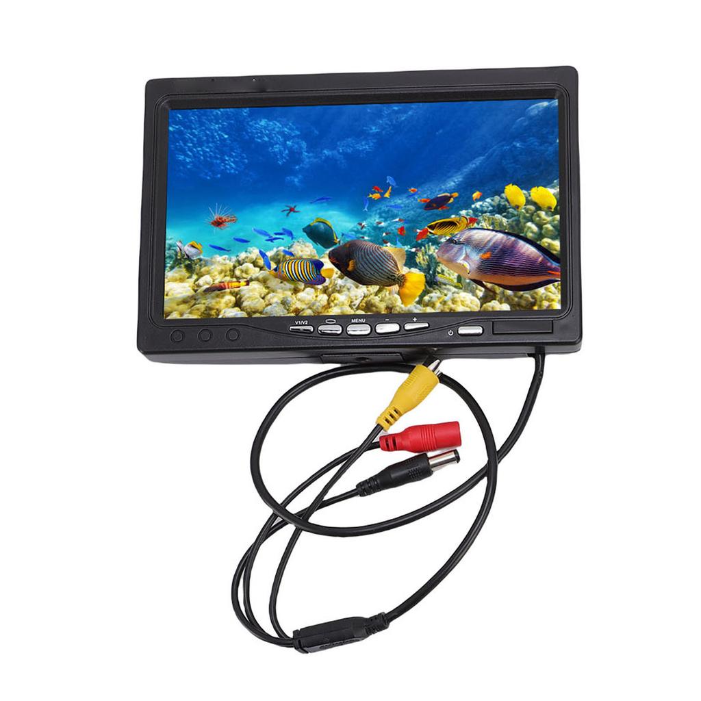 Underwater Fishing Camera 5MP 1080P 195 Degree Wide Angle Lens 7 Inch HD Screen Fish Finder Camera with 20m Cable EU Plug