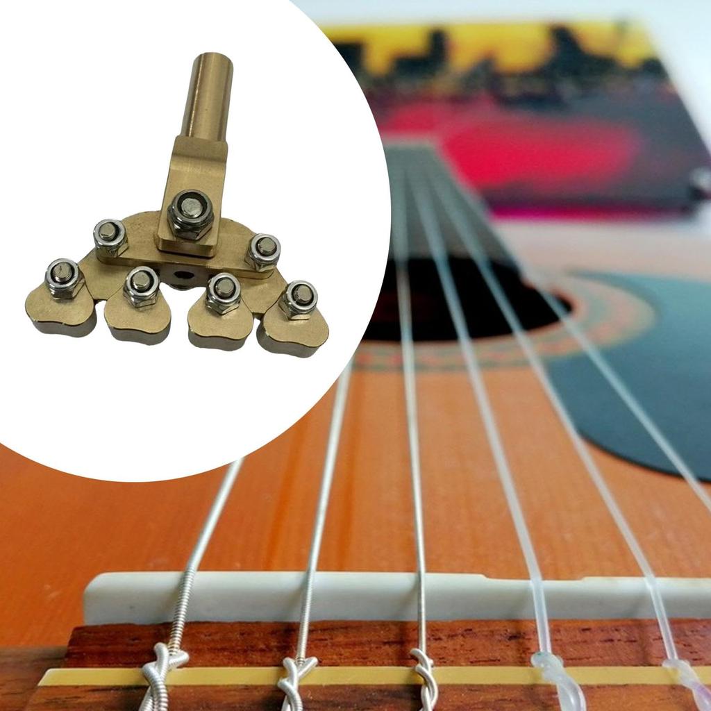 Электрический инструмент для запрессовки ладов Инструмент для ремонта гитары Компактный портативный пресс для струнных инструментов для накладки грифа различного радиуса LOL-FUN &