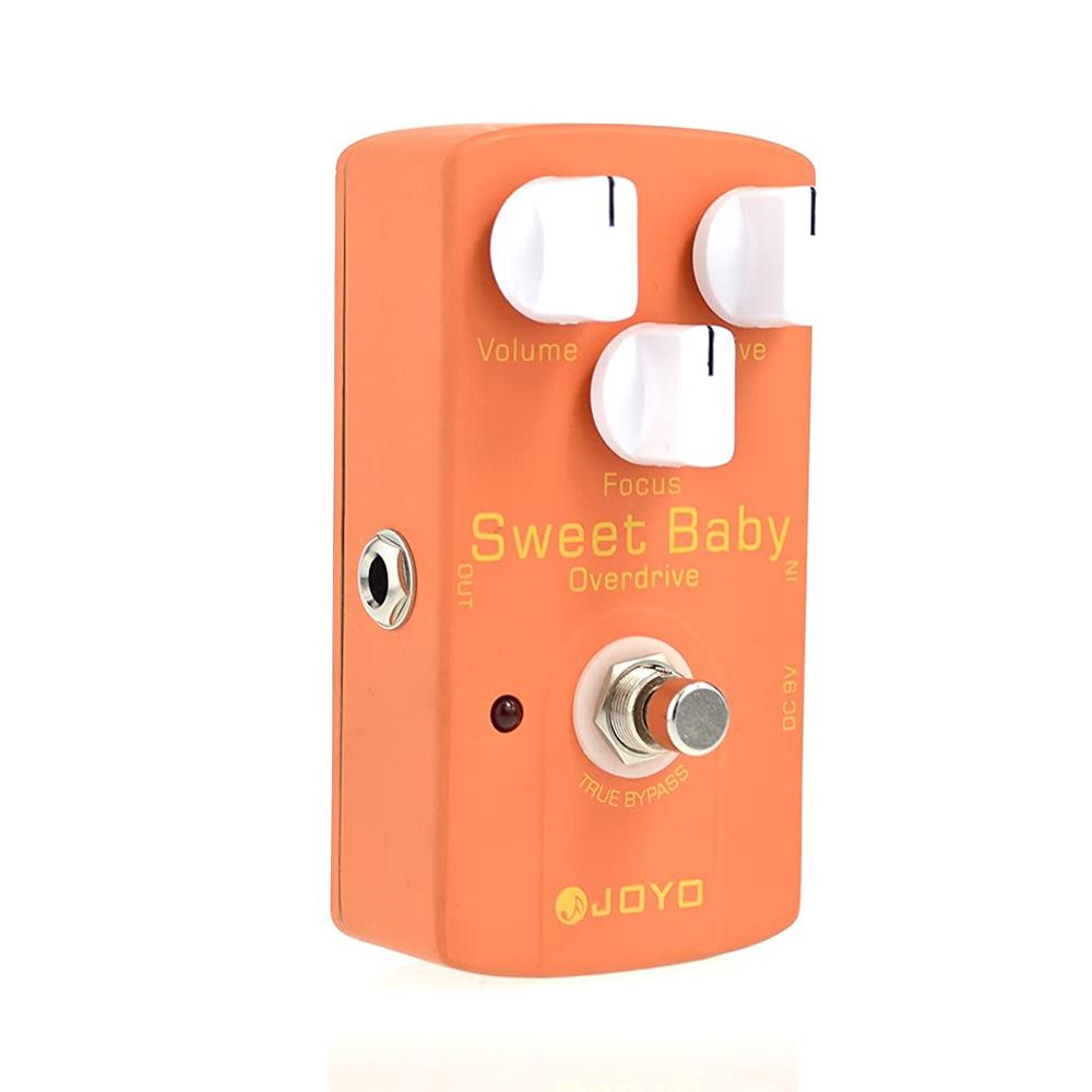 JOYO JF-36 SWEET BABY Overdrive Педаль гитарного эффекта Низкогейновый овердрайв True Bypass с ручками Volume/Drive/Focus