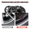 AJS1 New 3D Car Accessories Wheel Carbon Fiber Valve Caps Stem Case For Ford Kuga Transit Ecosport Focus Ranger Mondeo Mustang Fusion