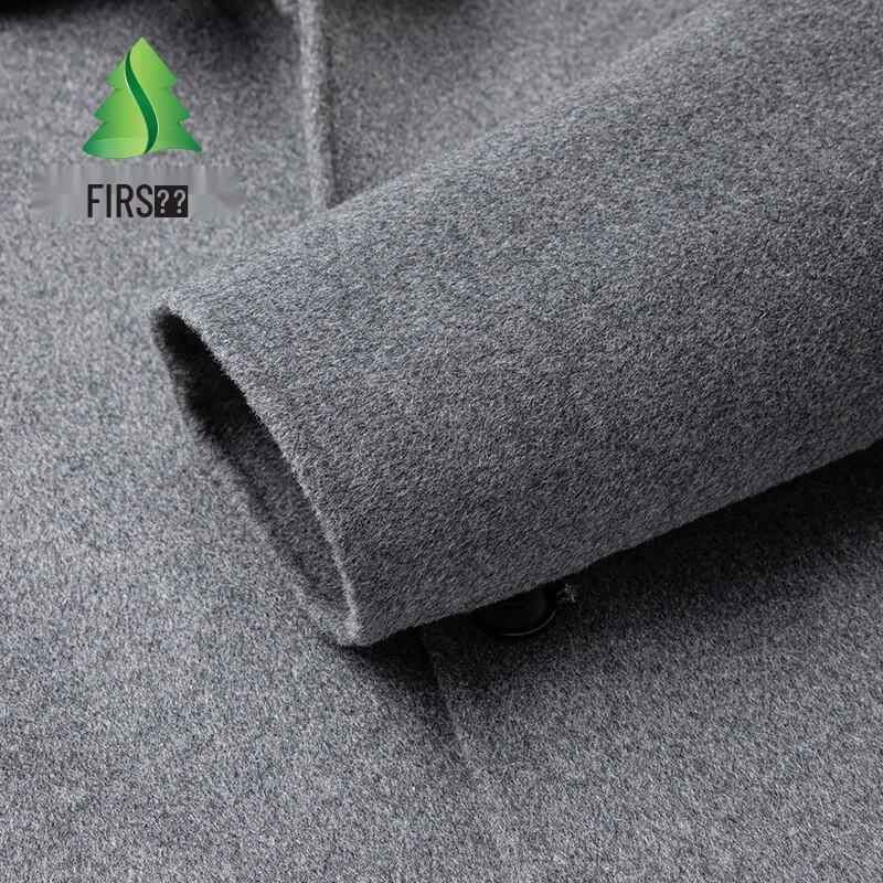 Мужское двустороннее пальто оверсайз из смесовой шерсти Shanshan