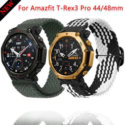 Нейлоновый плетеный ремешок 20/22 мм для Amazfit T-Rex3 Pro 44/48 мм/Helio Удобный ремешок Аксессуары для Huawei Watch 5/4 GT6-5-4 Pro 46 мм