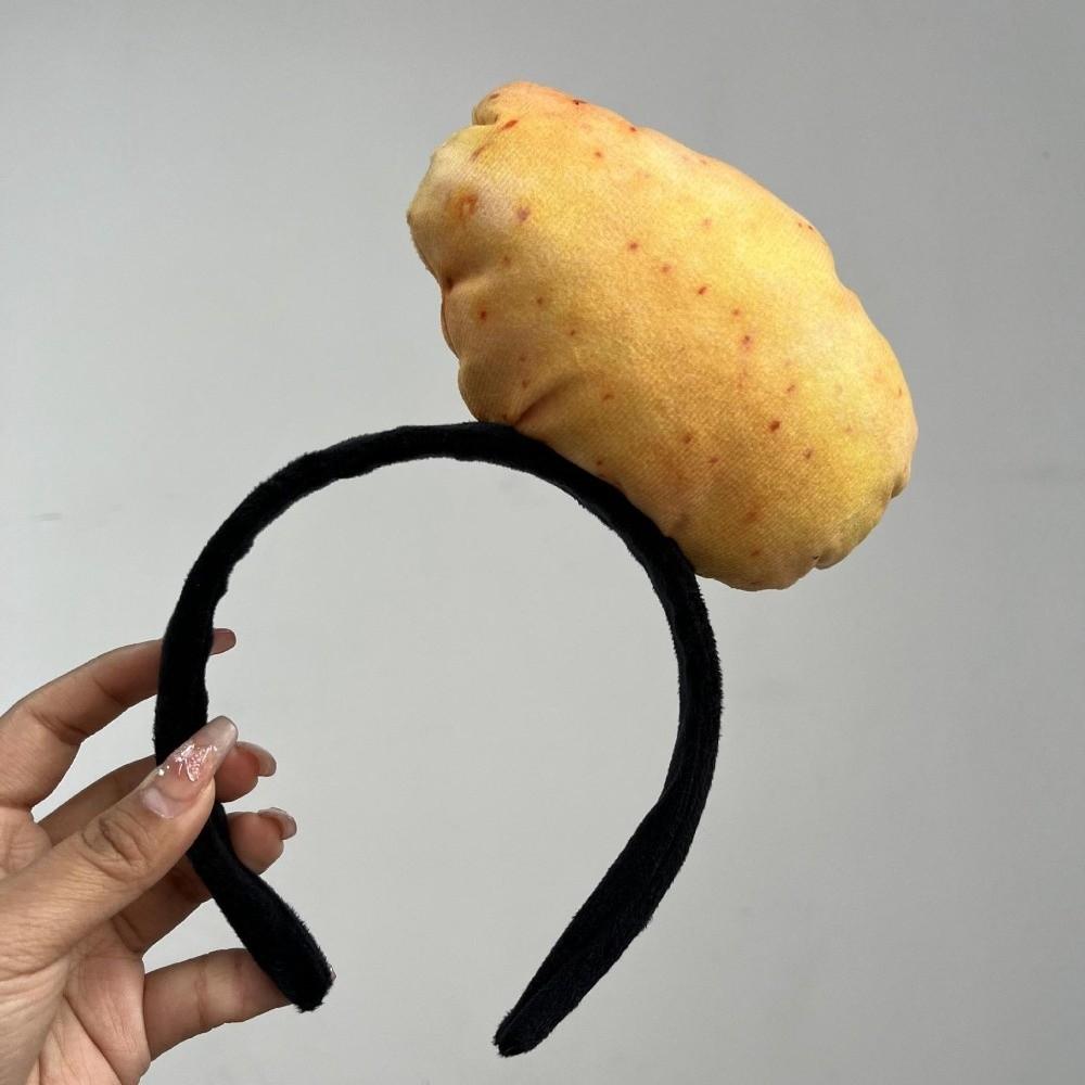 Kawaii Headband Potato Design Vegetable Hair Bands Simulated Food Hair Hoop Hair Accessories