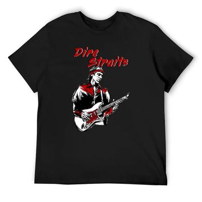 Футболка Dire Straits уличная одежда винтажная мужская одежда аниме хлопковая футболка мужская
