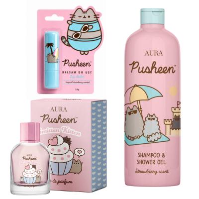 Pusheen Cosmetic Set for Children' Day - Sweet Gift for a Girl