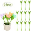 16PCS Пластиковые цветочные бутоны Serviette Держатели для салфеток столовые устройства