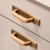 Bronze Colour Retro Pull Handle Decorative Cabinet Pull Solid Wood Cabinet Handle Wardrobe