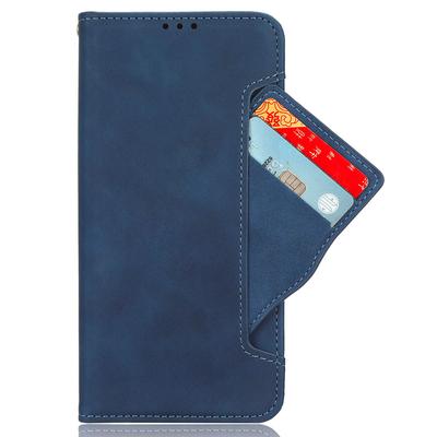 Кожаный чехол-книжка для Samsung Galaxy A06 4G/A06 5G с несколькими отделениями для карт