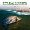 120М Цветная Супер Невидимая Пятнистая Леска Монофиламентная Леска Пятнистая с Флюорокарбоновым Покрытием Леска для Карповой Рыбалки Песка