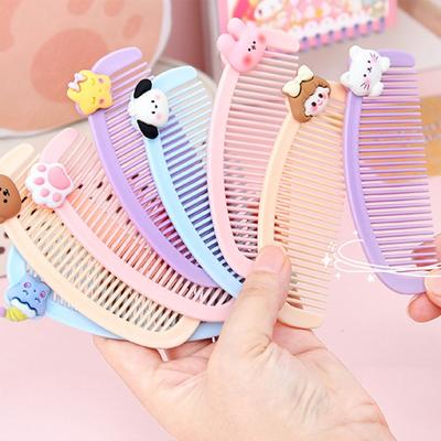 Не повредит голову Антистатическая расческа Милый узор клубники Мелкозубчатая расческа для детей и взрослых