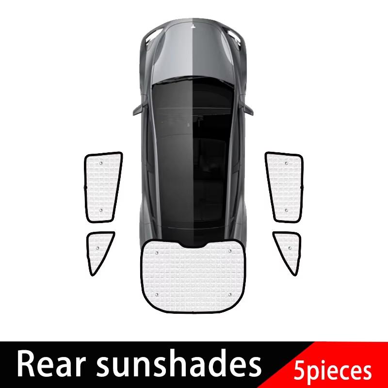 For Tesla Model Y Accessories 2024 Car Coverage Windshield Window Sunshades Sunshade Covers Anti-UV Accessories