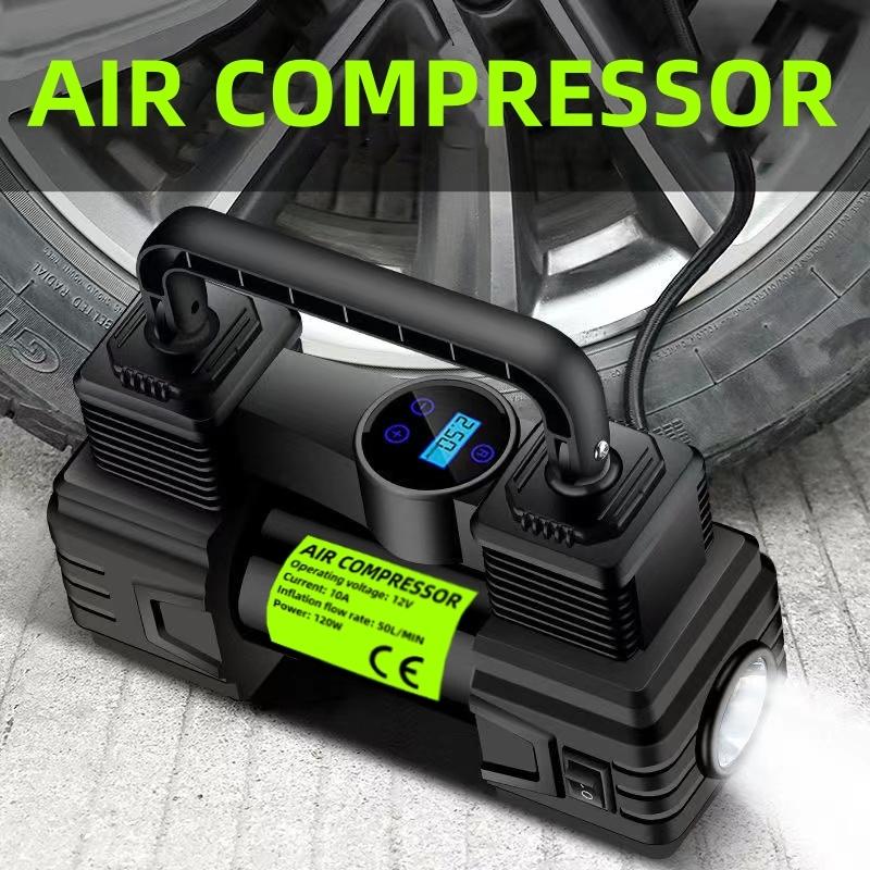 Car Accessories Car Tire Electric with Wired Pump 12V Multi-functional Portable Car Tire Inflation Pump Car Mounted Air Pump