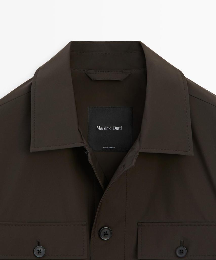 Укороченная куртка Massimo Dutti с карманами