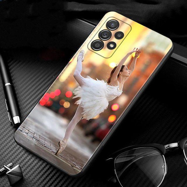 Чехол для Samsung Galaxy A51 A71 A01 A11 A21 A21s A31 A41 A72 A52 A42 A32 A22 A12 A02 A02s F42 Ballet Dance Girl Ballerina
