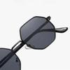 Classic Metal Polygonal Octagon Sunglasses Fashion Retro Eyewear Accessories Suit For Beach Vacation And Driving