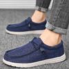 Foreign Trade Explosion Large Size 48 Loafers Men's Canvas Casual Shoes One Pedal Driving Lazy Shoes Spot