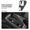 For Subaru Crosstrek 2023-2025 Micro Suede Gear Shift Panel Frame Anti Scratch Center Console Interior Protector Car Accessories