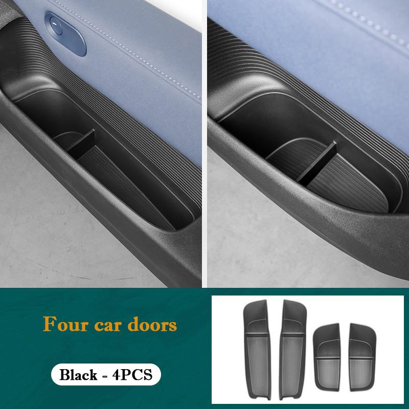 For Xpeng G6 2024 2025 Car Door Slot Pads TPE Door Side Groove Mat Anti Slip Waterproof Storage Box Interior Accessories