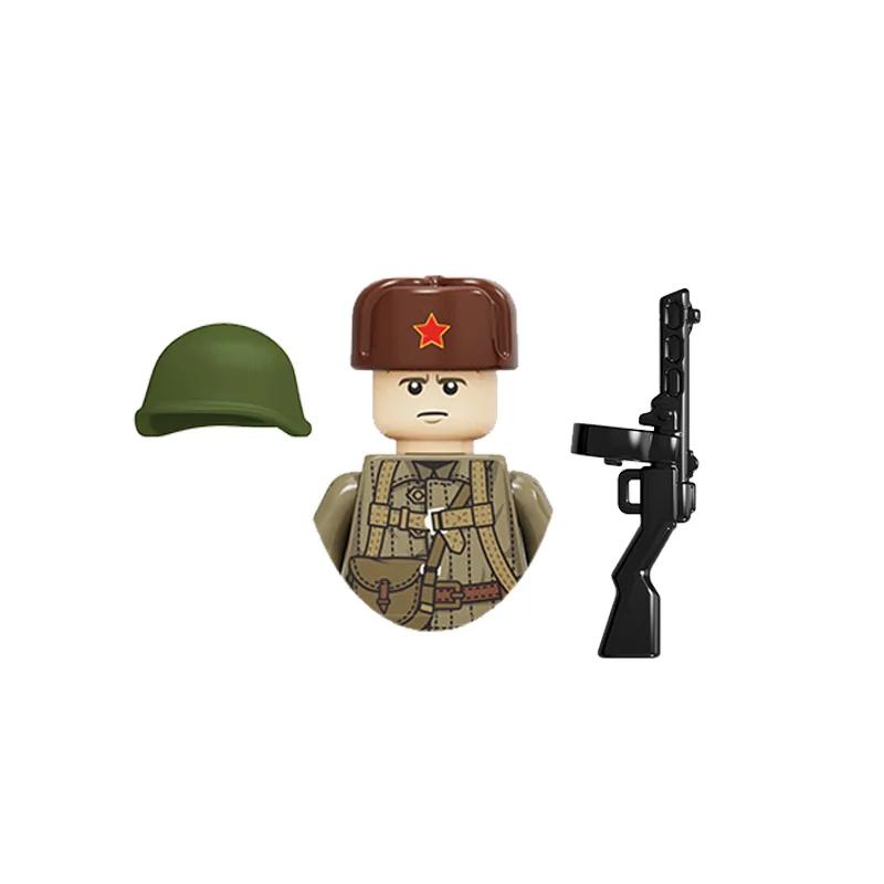 Корпус морской пехоты Армия Военные фигурки Оружие Строительные блоки Детские игрушки