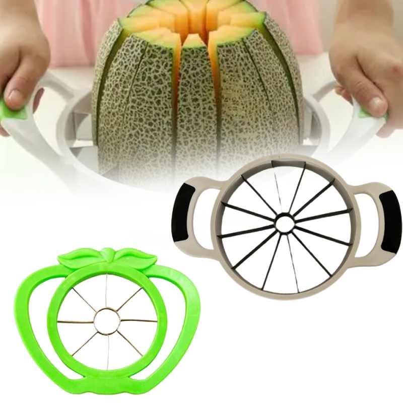 Cutter Cantaloupe Watermelon Melon Slicer Stainless Steel Kitchen Divider Fruit