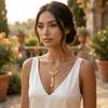 Exaggerated Phoenix Wings Necklace Gold Color Jewelry Set New Long Tassel Earrings  Women