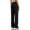 Armani Exchange Ss24 Однотонные Повседневные Брюки с Принтом Логотипа и Завязками Средней Посадки Прямого Кроя Женские Брюки Черный 3DYP81-YJFMZ-1200