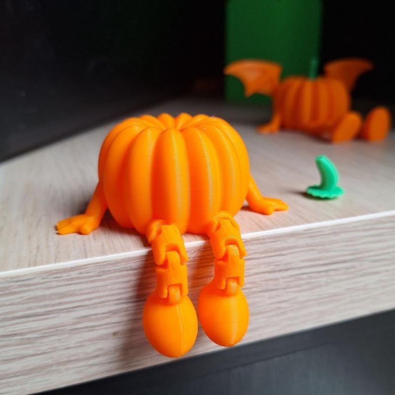 Halloween Pumpkin Ghost - Multi-Jointed Articulated Figure for Home Decor - Perfect Festive Gift Creative and Interesting