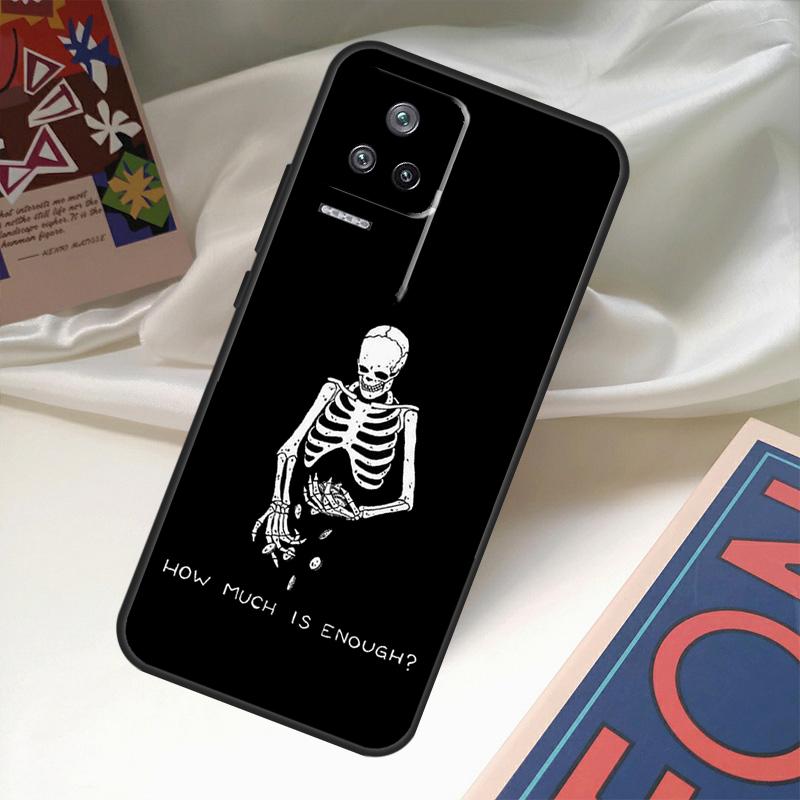 Aesthetics Skeleton Case For POCO X6 Pro X3 X5 F3 F5 M5s M6 Pro Xiaomi 14 Ultra 11T 12T 13T Pro 12 13 Lite Cover