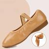 Genuine Leather Soft Ballet Shoes Women Real Leather Ballet Dance Shoes Girls Yoga Train Latin Jazz Waltz Ballroom Dance Shoes