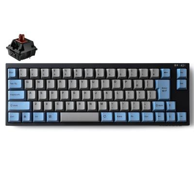 LEOPOLD FC660MBT GRAYBLUE Японская раскладка Kanaless Компактная со стрелками 70 клавиш Переключатель поддерживает горячую замену Питание от батареек AAA Новейшая модель CHERRY MX2A