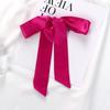 2024 Spring/Summer Women's Silk Scarf Headband: Thin, Narrow, Solid Color Ribbon for Ponytail, Bag, or Bow Tie Use