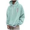 Men's Loose Printed Hooded Sweatshirt Men's Casual Fashion Sports Sweatshirt