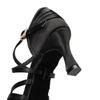 Women's Latin Dance Shoes Satin Professional Ballroom Salsa Practice Performance Dance Shoes