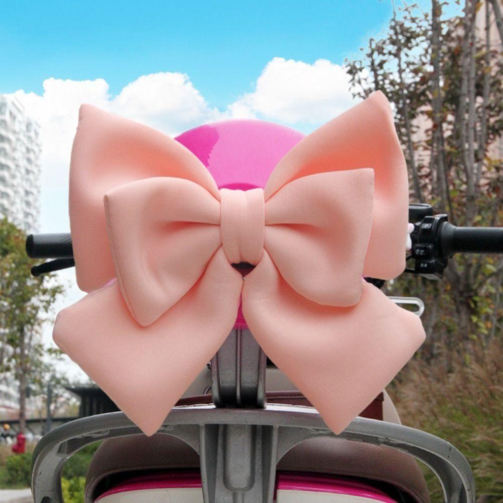 Universal Helmet Butterfly Knot Cute Electric Bicycle Bowknot  Helmet Decor